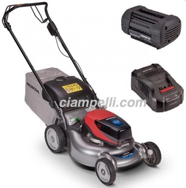Honda HRG 466 XB SE lawn mower 46 cm Mulching drive COMPLETE with 4 Ah BATTERY + battery charger