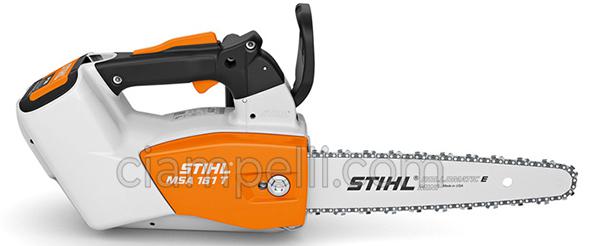 STIHL MSA 161 T Cordless Chainsaw without battery and charger, with bar and chain 30 cm