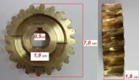 Snowthrower worm gear repair spare part brass snow blower thrower snowblower