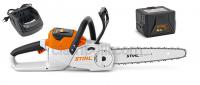 Tronçonneuse à batterie MSA 140 C-BQ- SYSTÈME AK STIHL, avec une batterie AK 30 et un chargeur AL 101