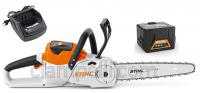 Motosega MSA 120 C-B STIHL con batteria AK 20 e caricatore AL 101